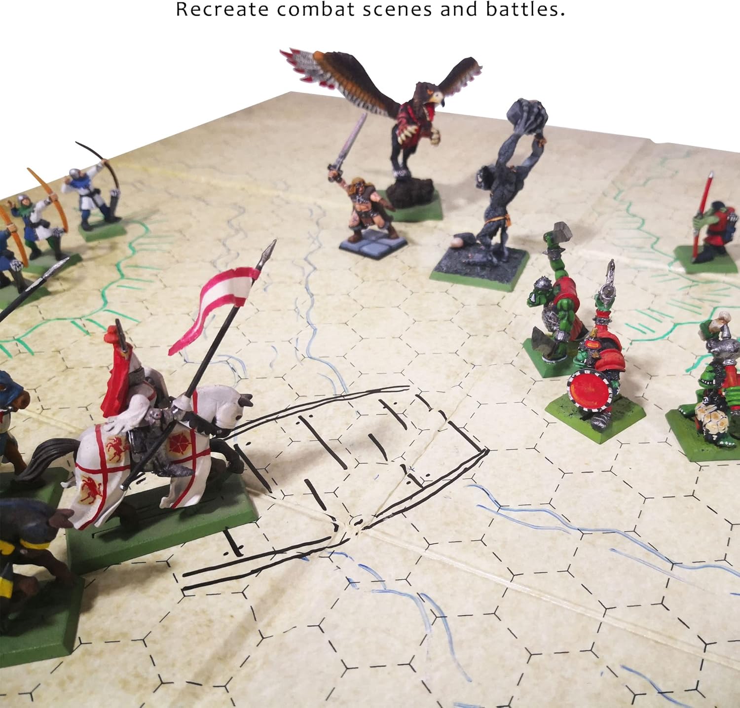 Tablero Cuadrícula RPG Plegable