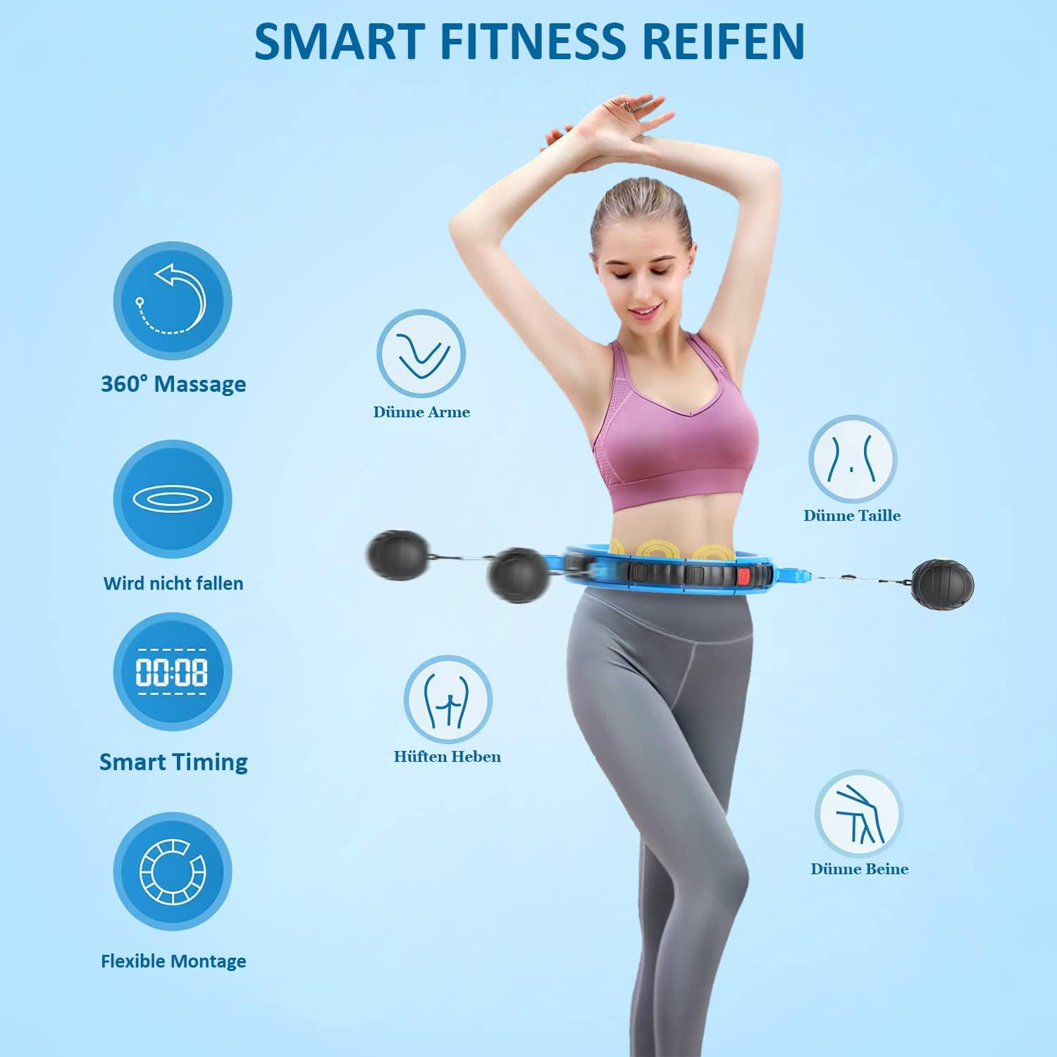 Hula Hoop Inteligente Fitness