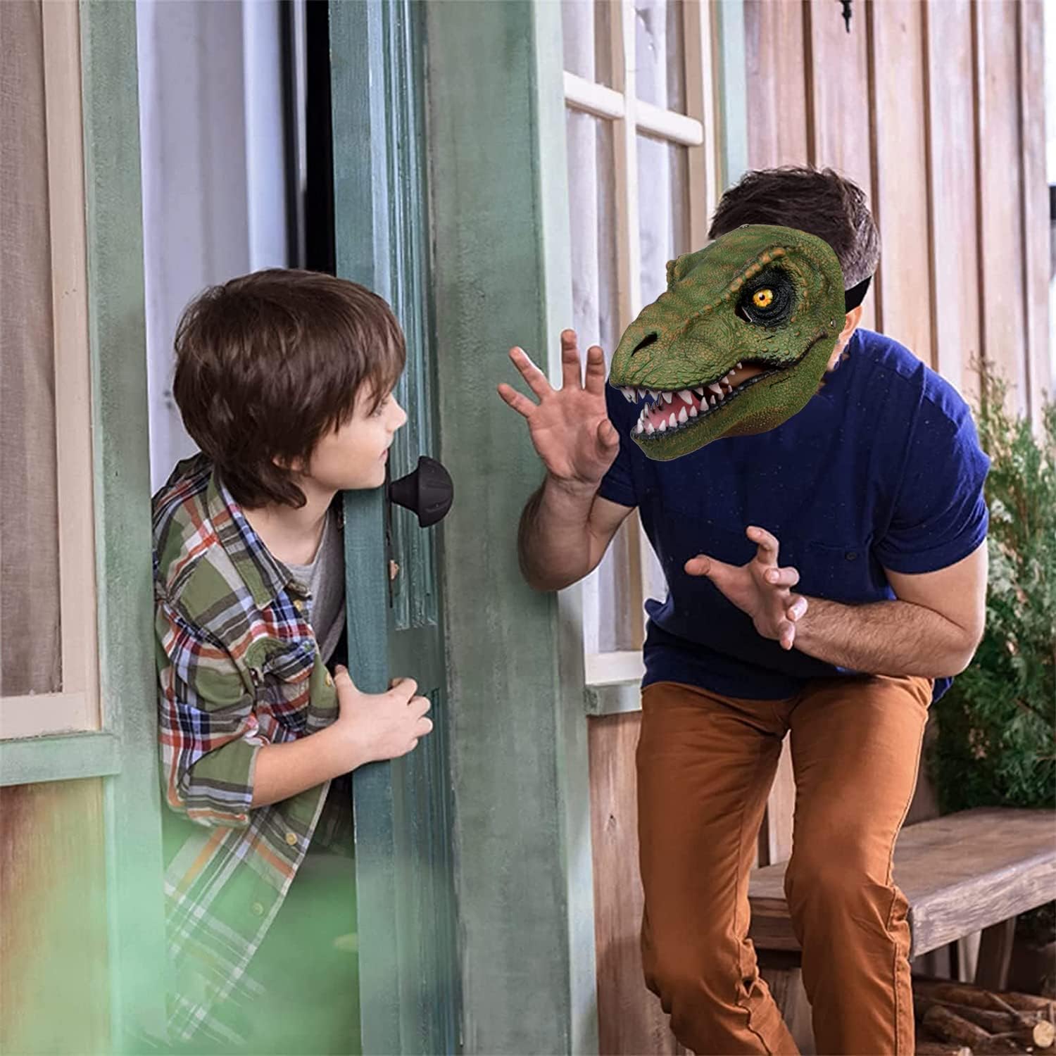 Máscara de Dinosaurio Realista