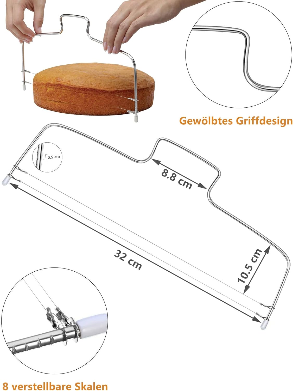 Juego de accesorios para tortas
