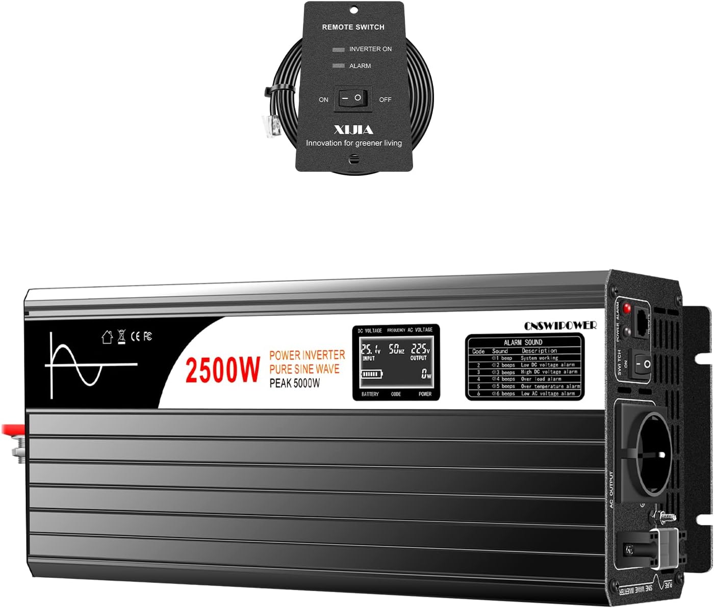 Inversor 2500W 48V a 230V