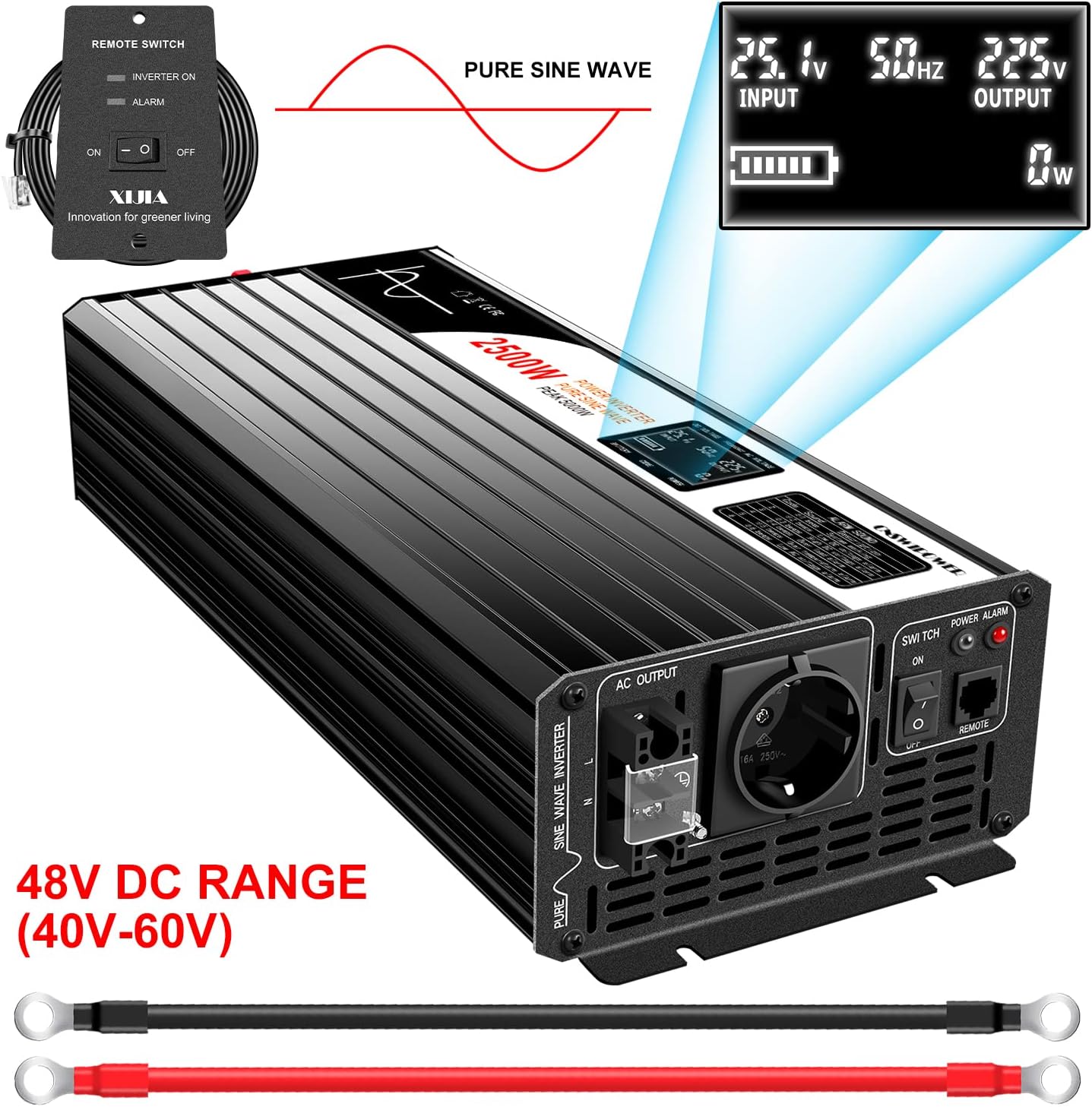Inversor 2500W 48V a 230V