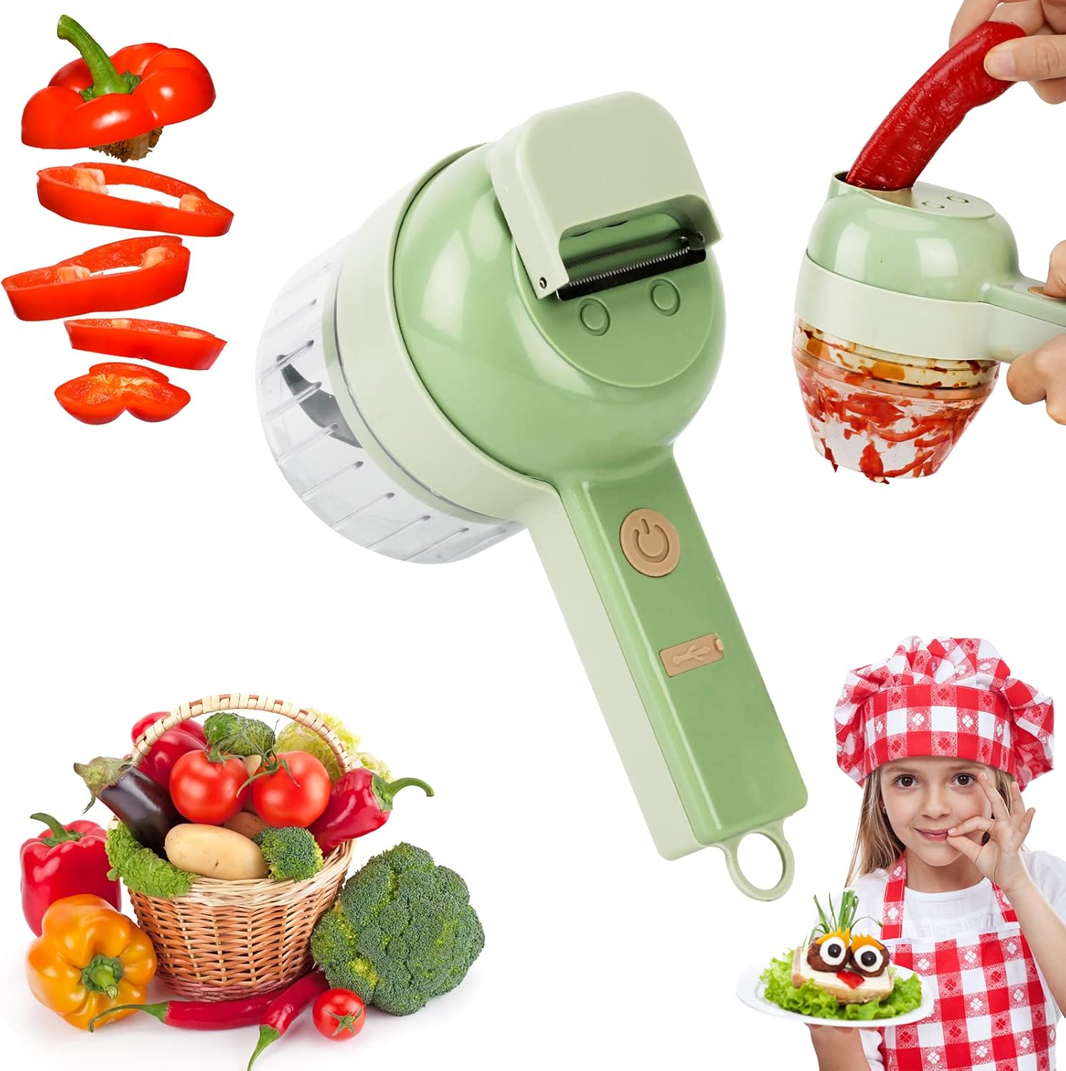 Cortador multifuncional 4 en 1