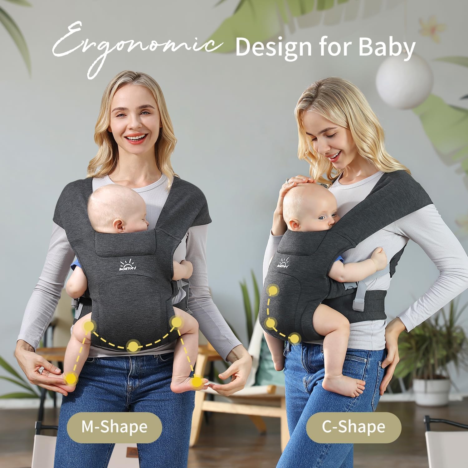 Mochila Ergonomica Bebé 3-12kg