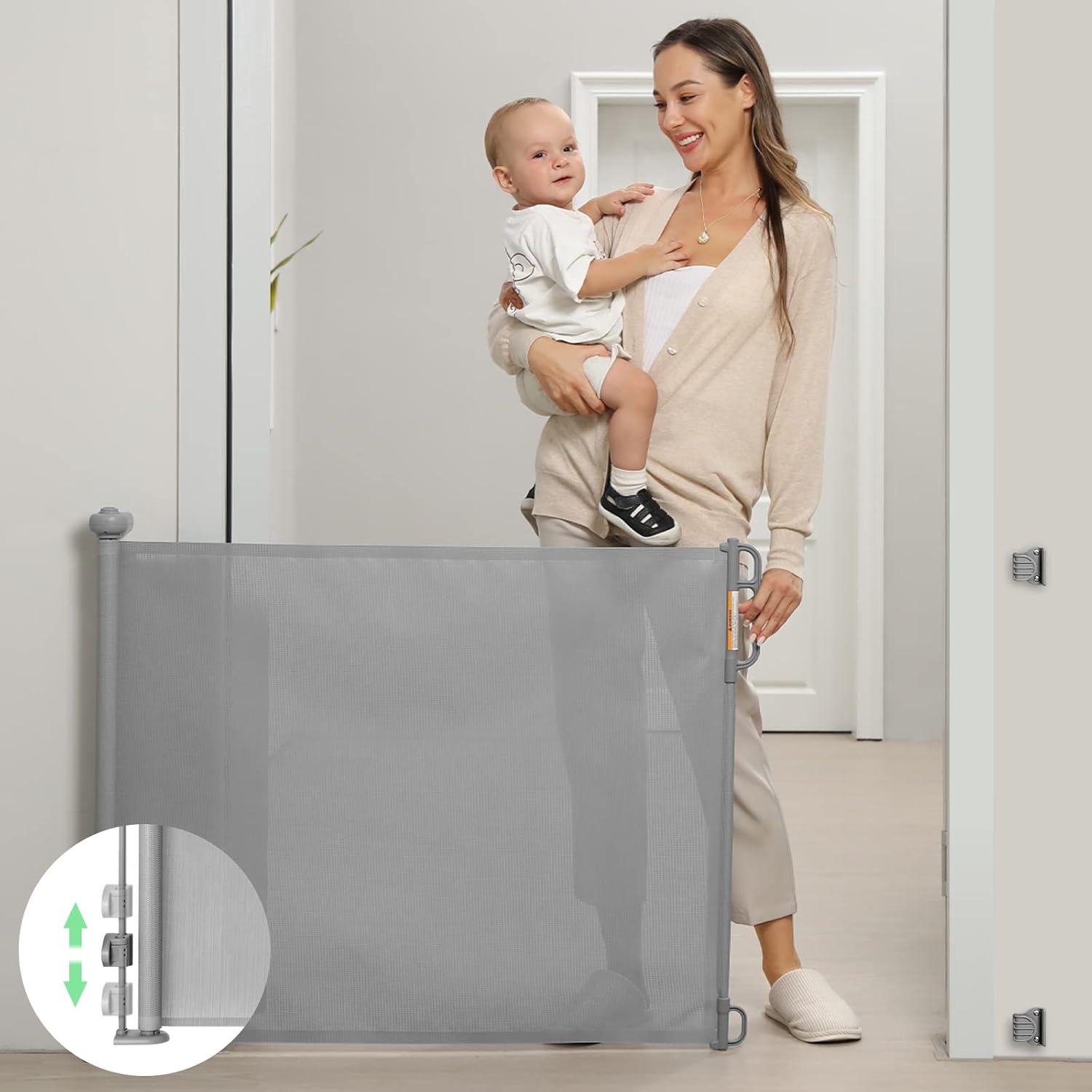 Puerta Retráctil para Bebés