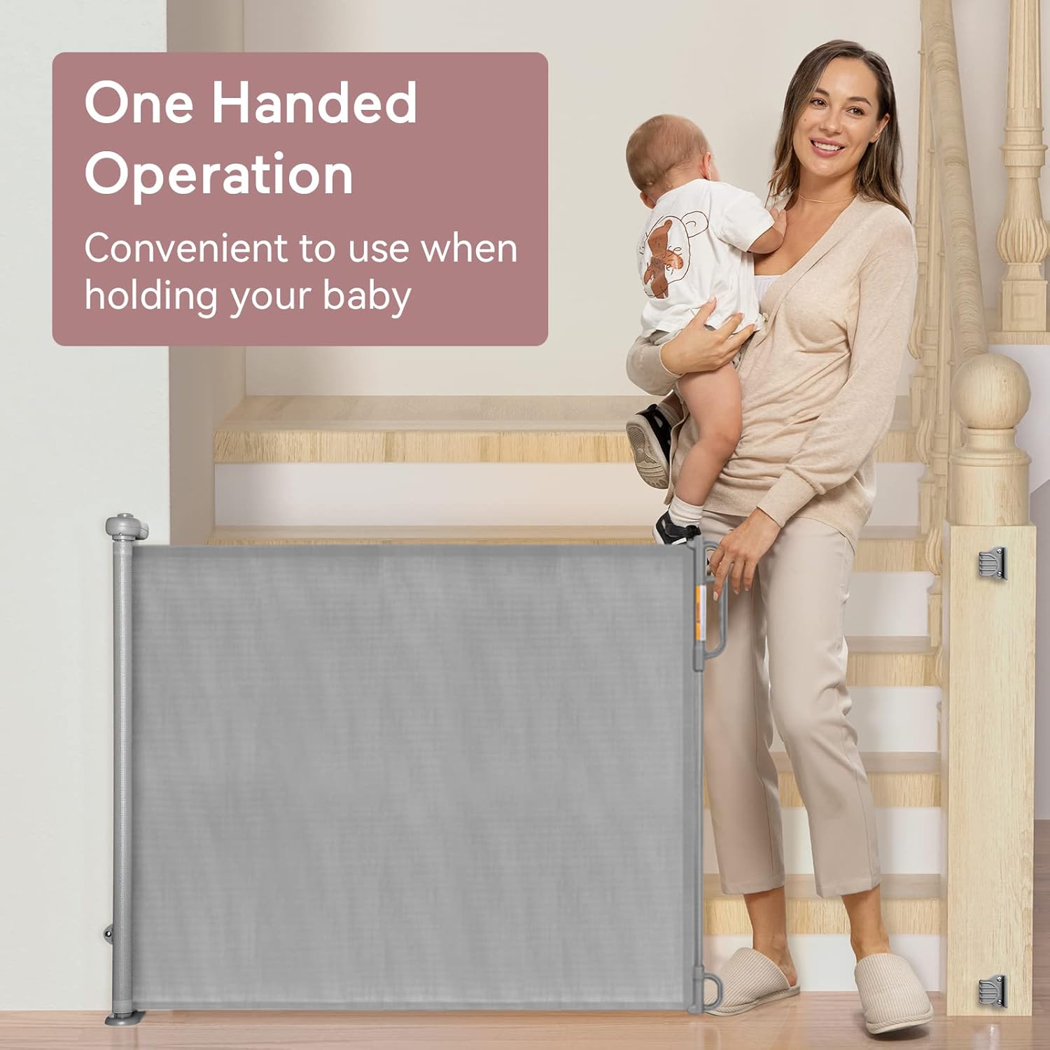 Puerta Retráctil para Bebés