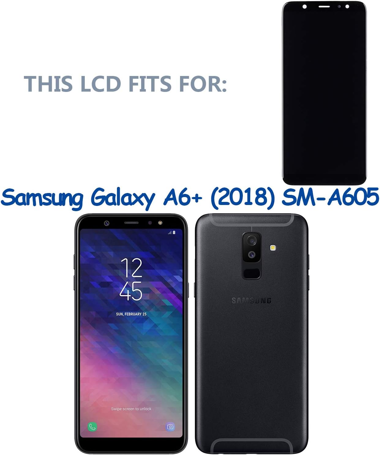 Pantalla TFT Galaxy A6+ 2018