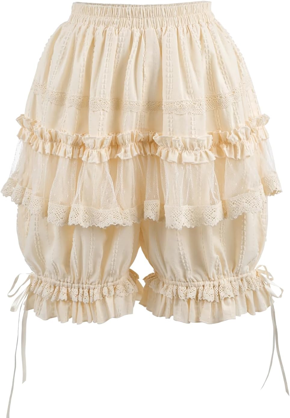 Pantalones bombachos blancos mujer