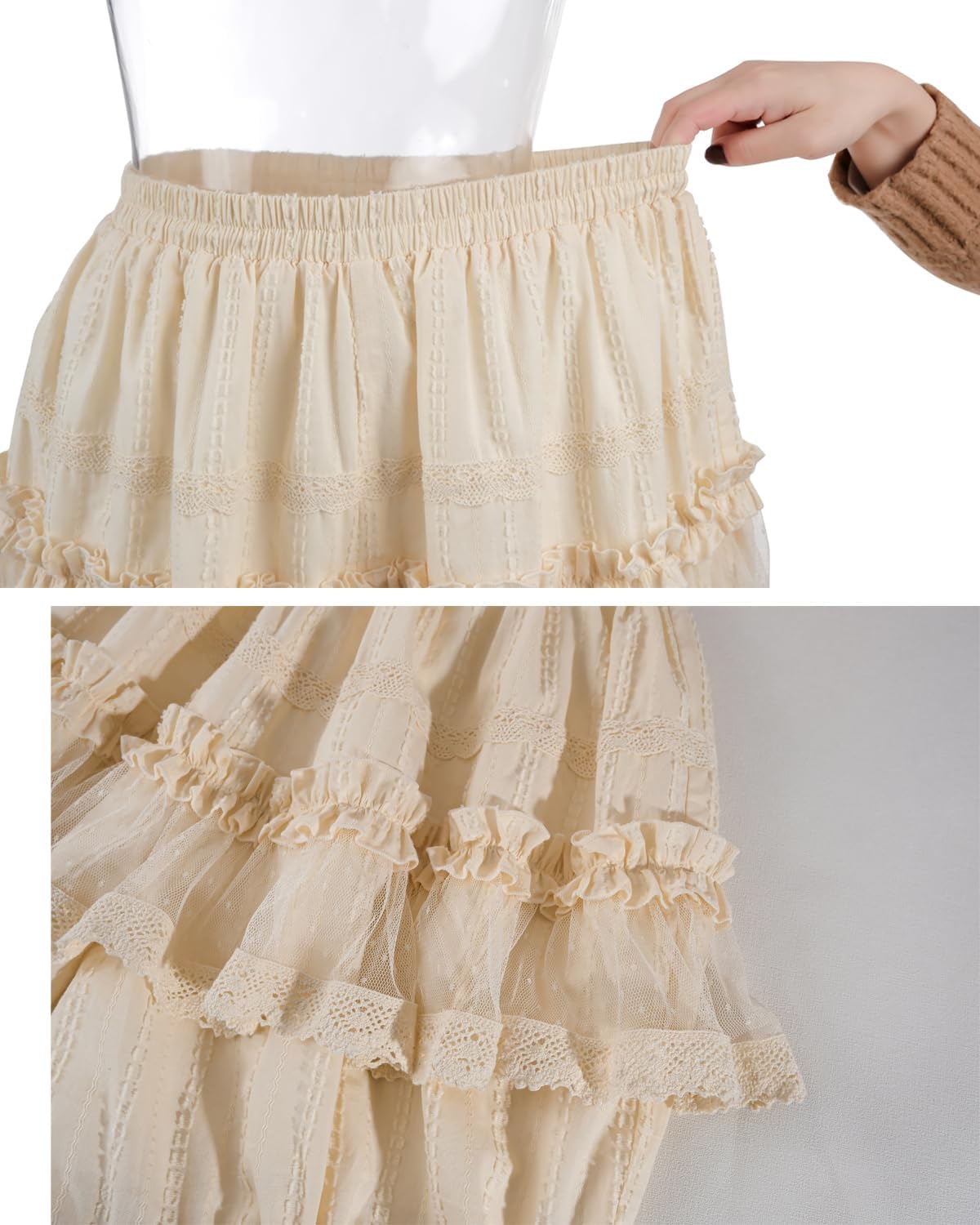 Pantalones bombachos blancos mujer