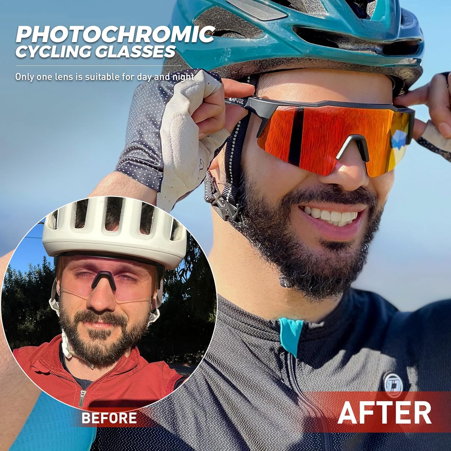 Gafas de Ciclismo KAPVOE K9023