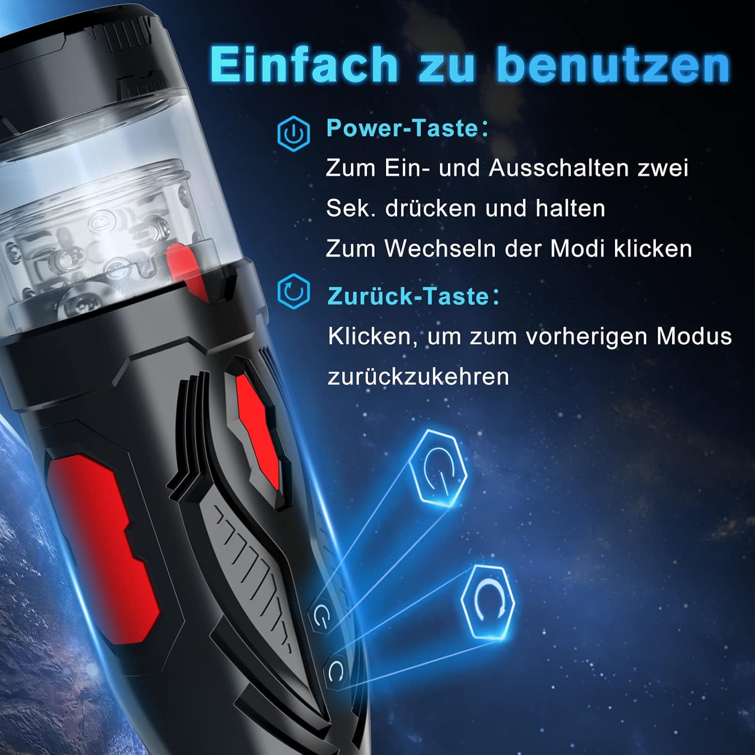 Masturbador Eléctrico 7 Modos