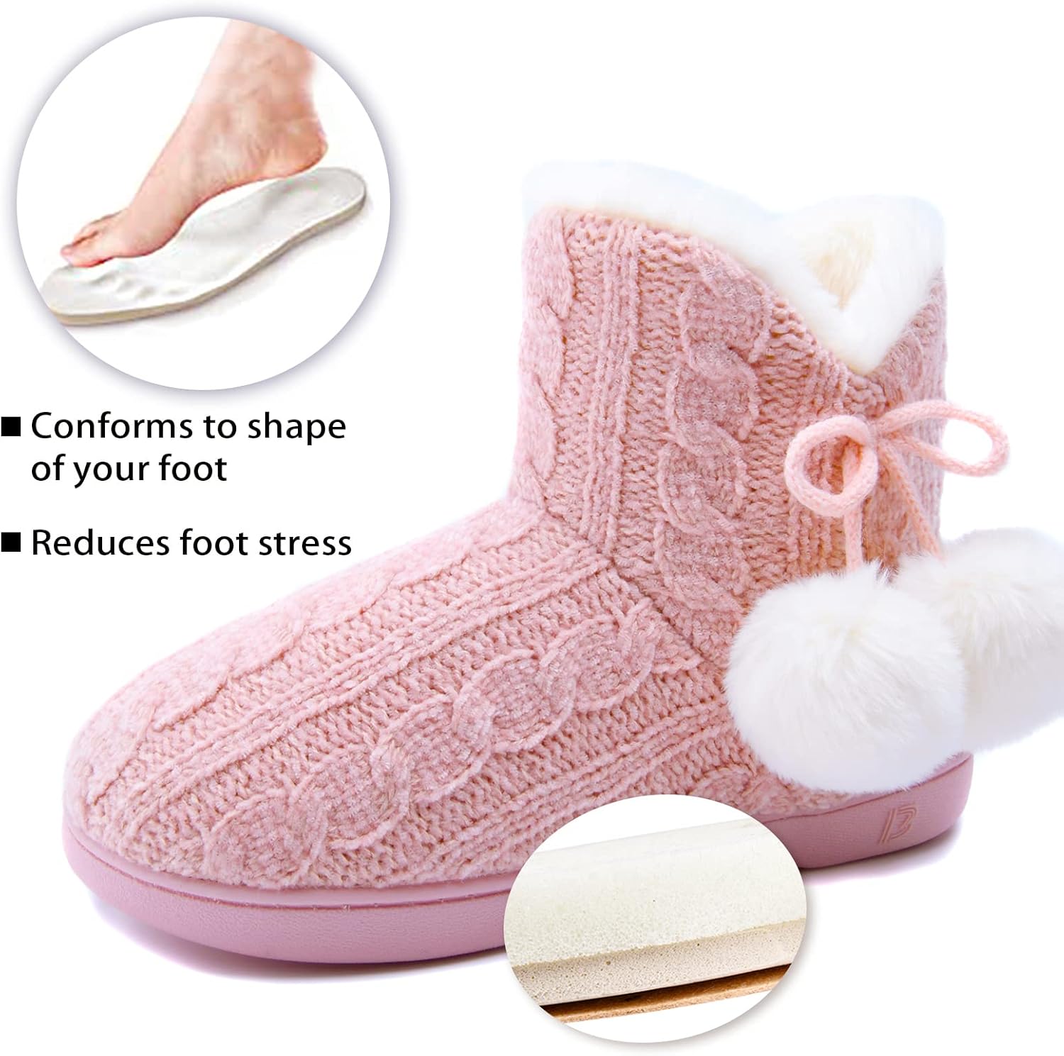 Zapatillas de casa mujer cálidas