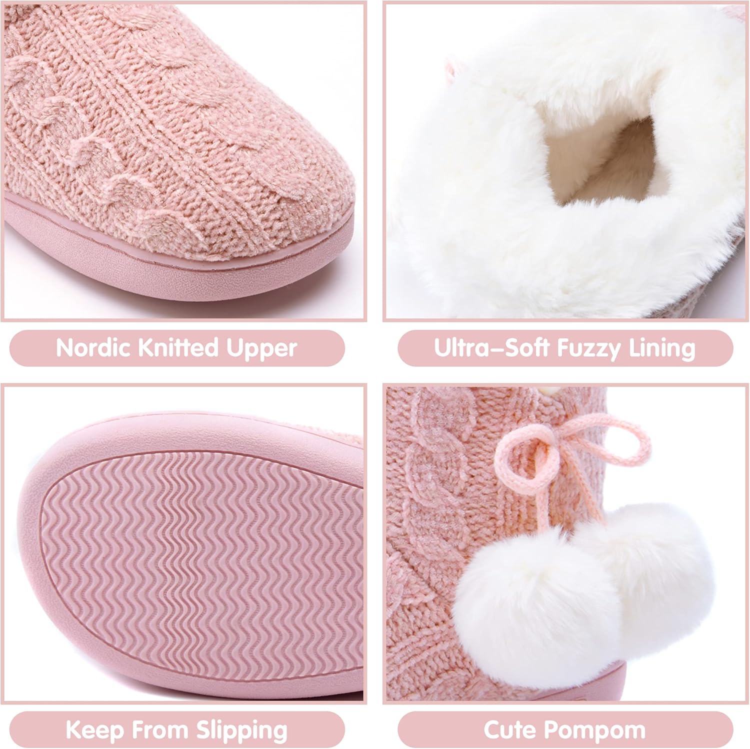 Zapatillas de casa mujer cálidas