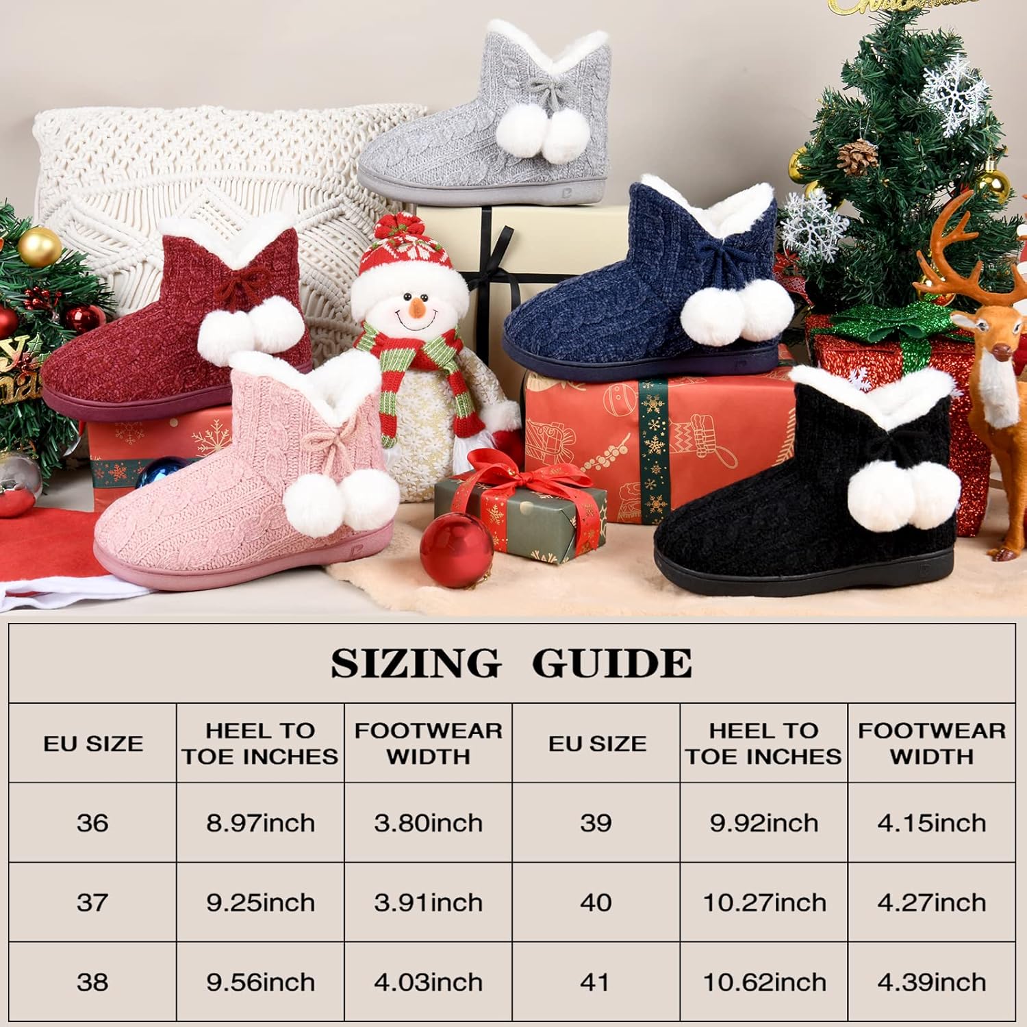 Zapatillas de casa mujer cálidas