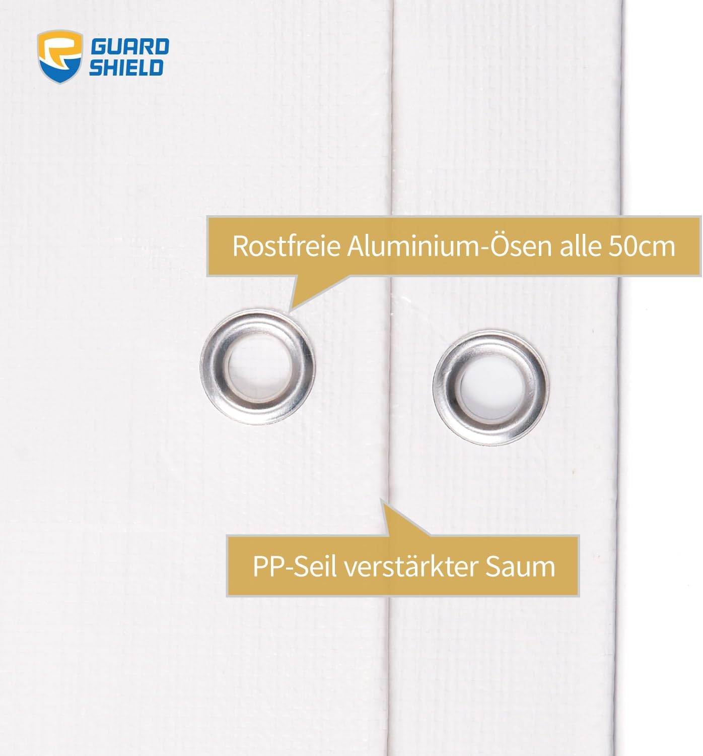 Lona impermeable 4x5 m blanca