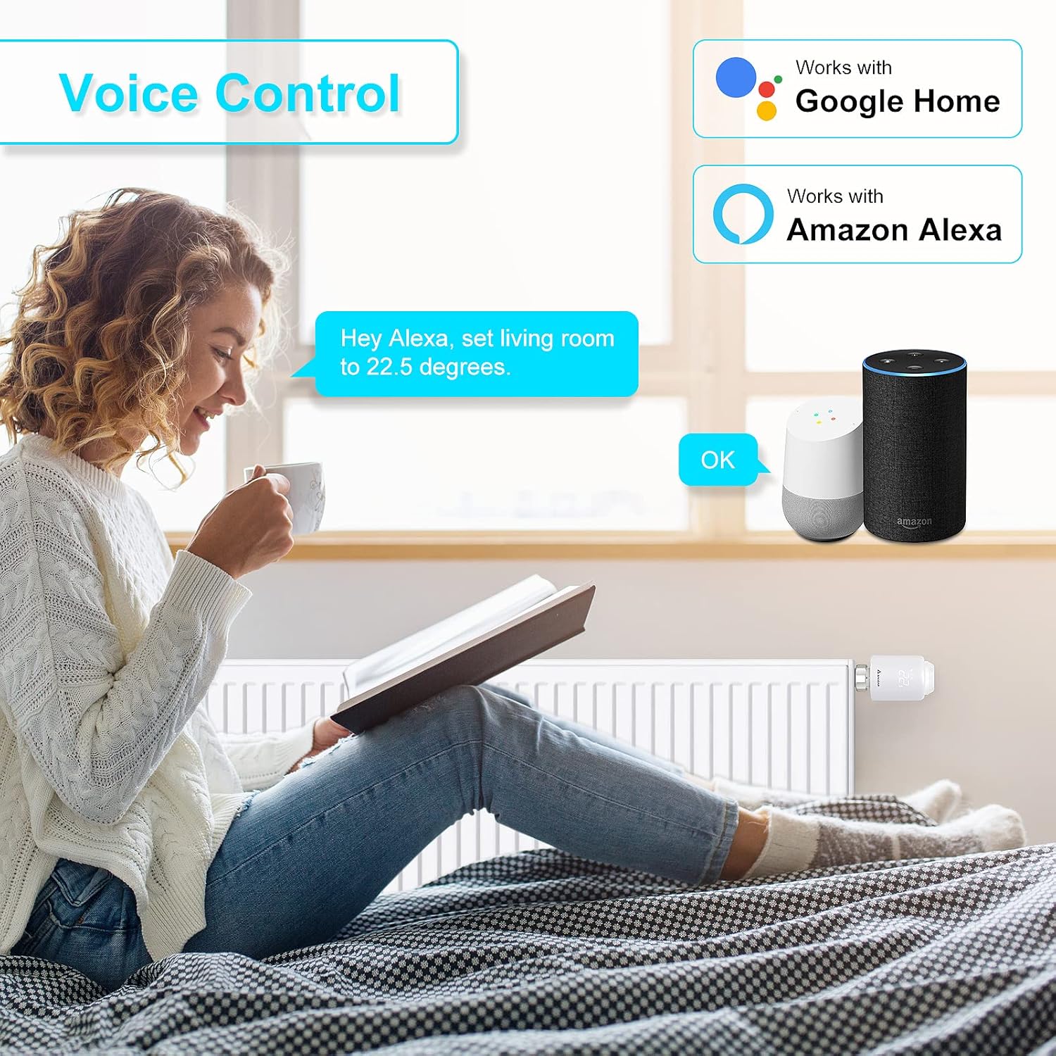 Cabezal Termostático WiFi SALCAR
