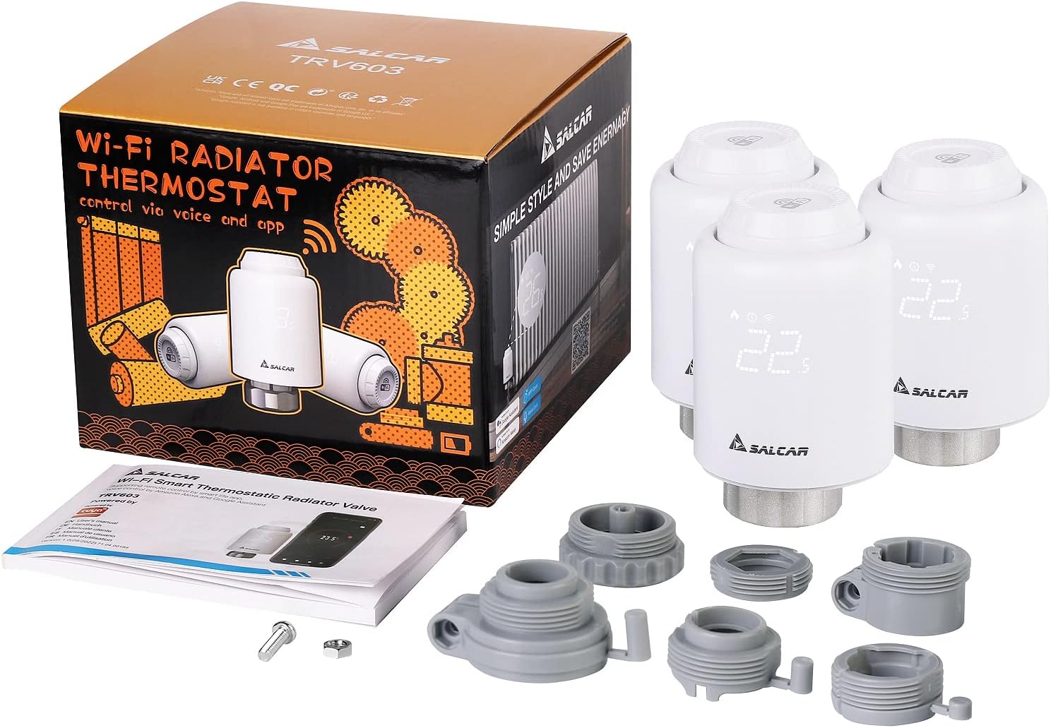 Cabezal Termostático WiFi SALCAR