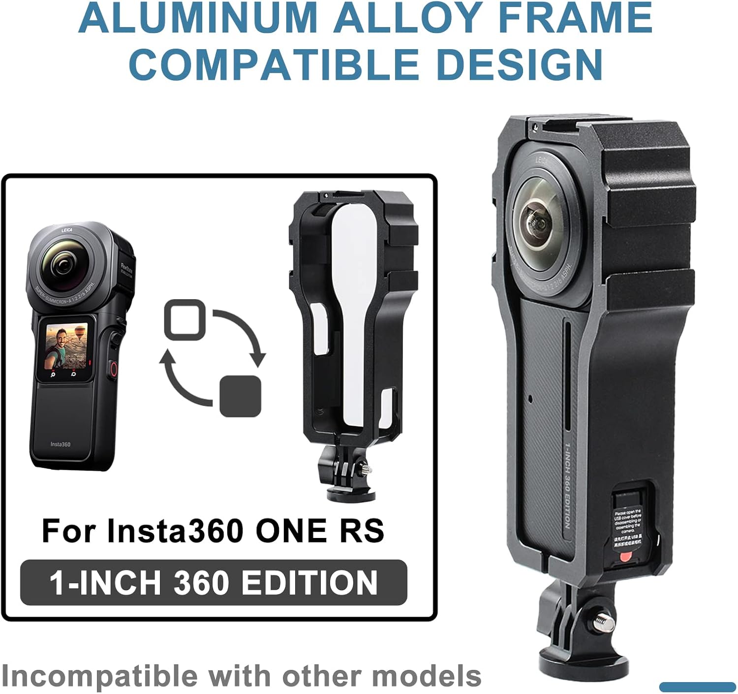 Carcasa de Aluminio para Insta360