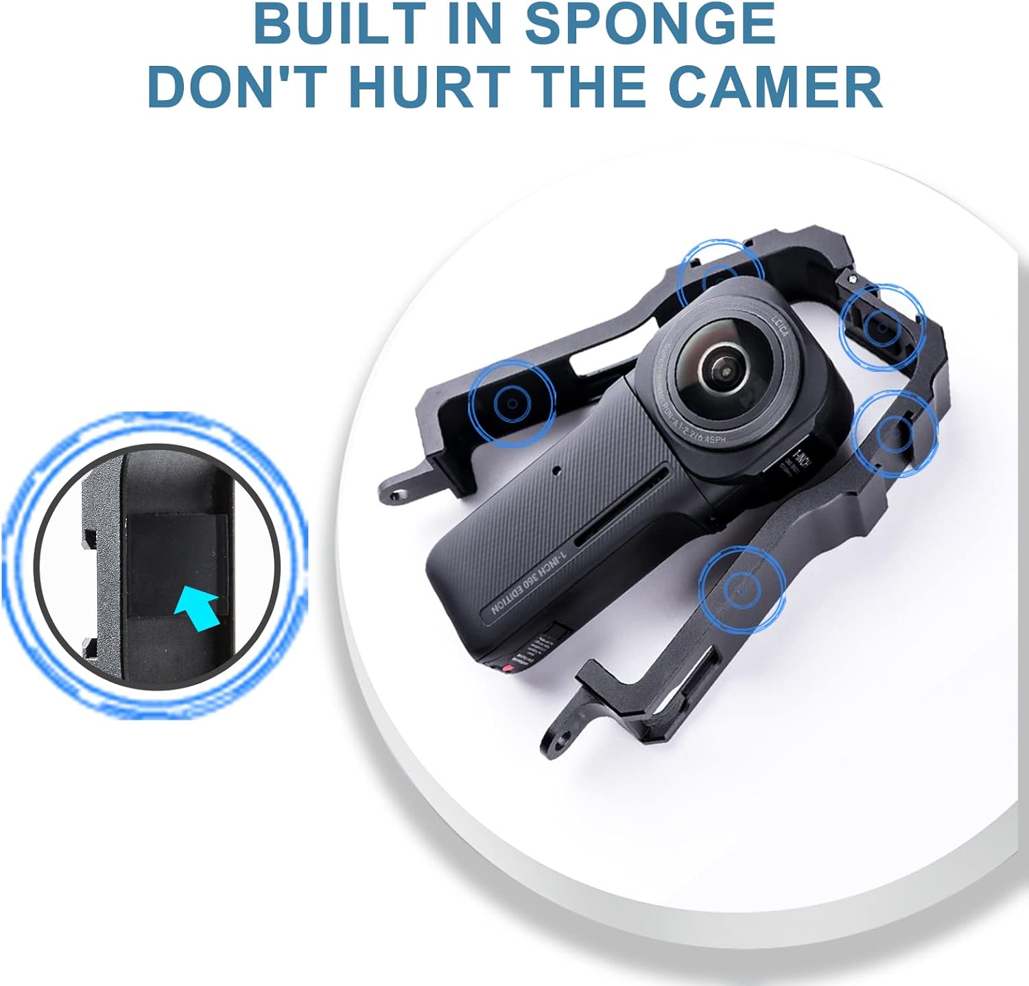 Carcasa de Aluminio para Insta360