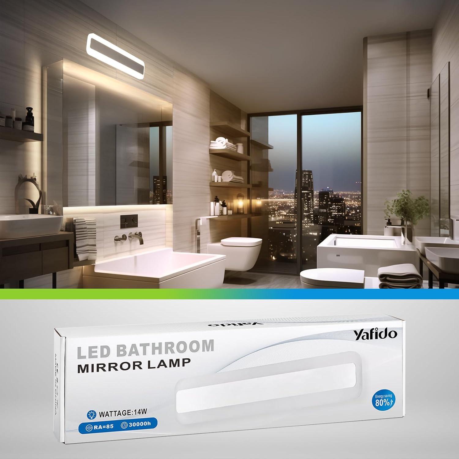 Lámpara Espejo Baño LED 14W
