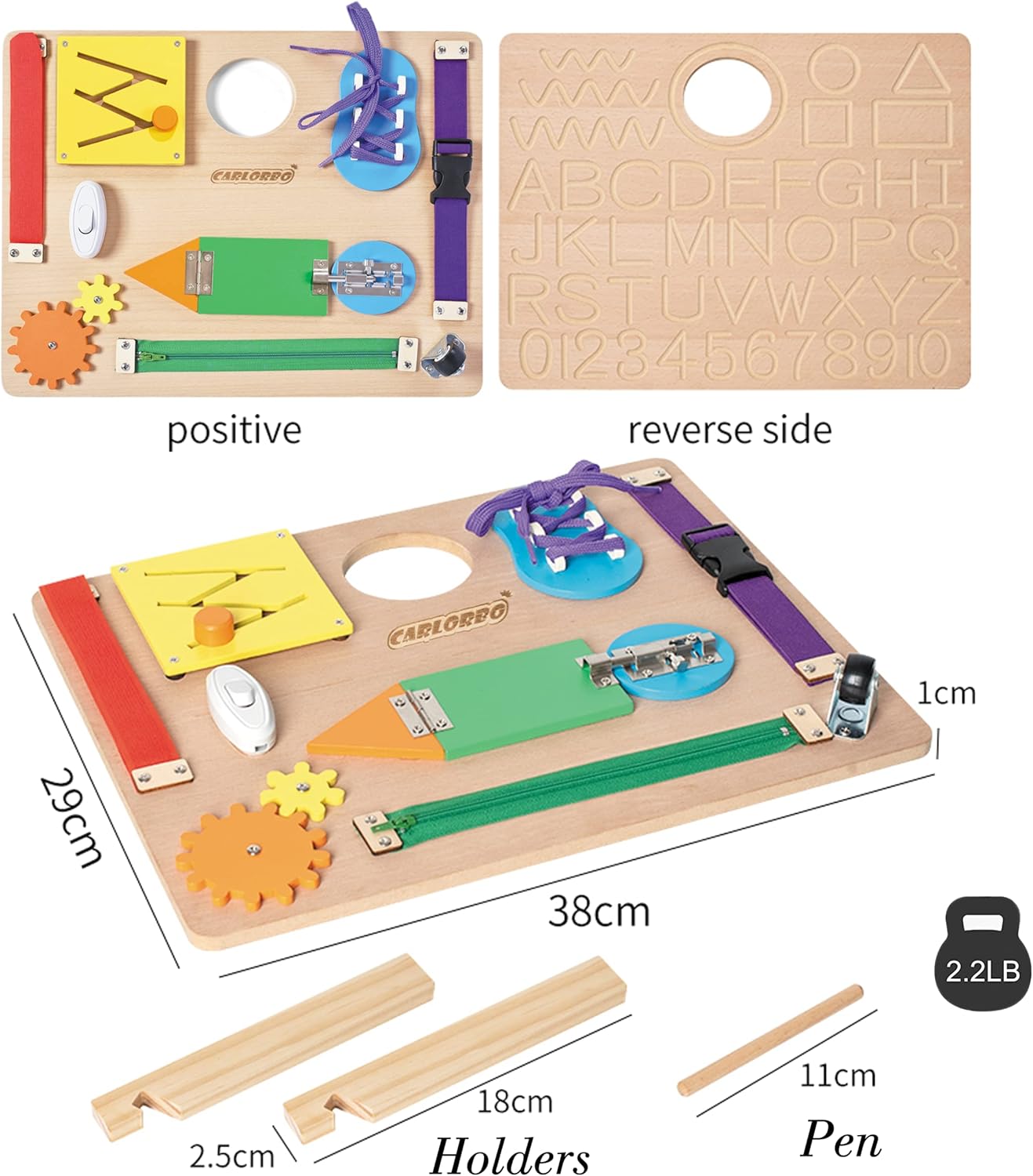 Busy Board Montessori 3+ años