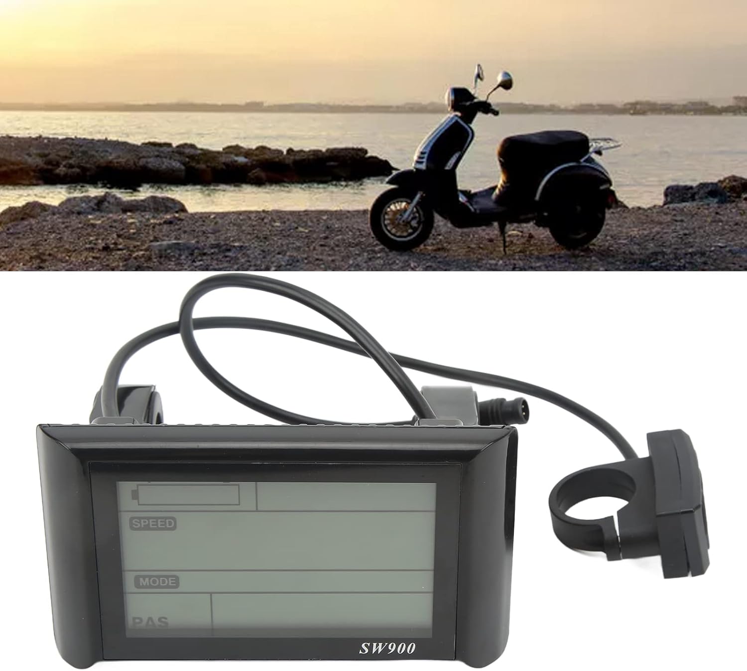 Medidor LCD SW900 para E-bikes