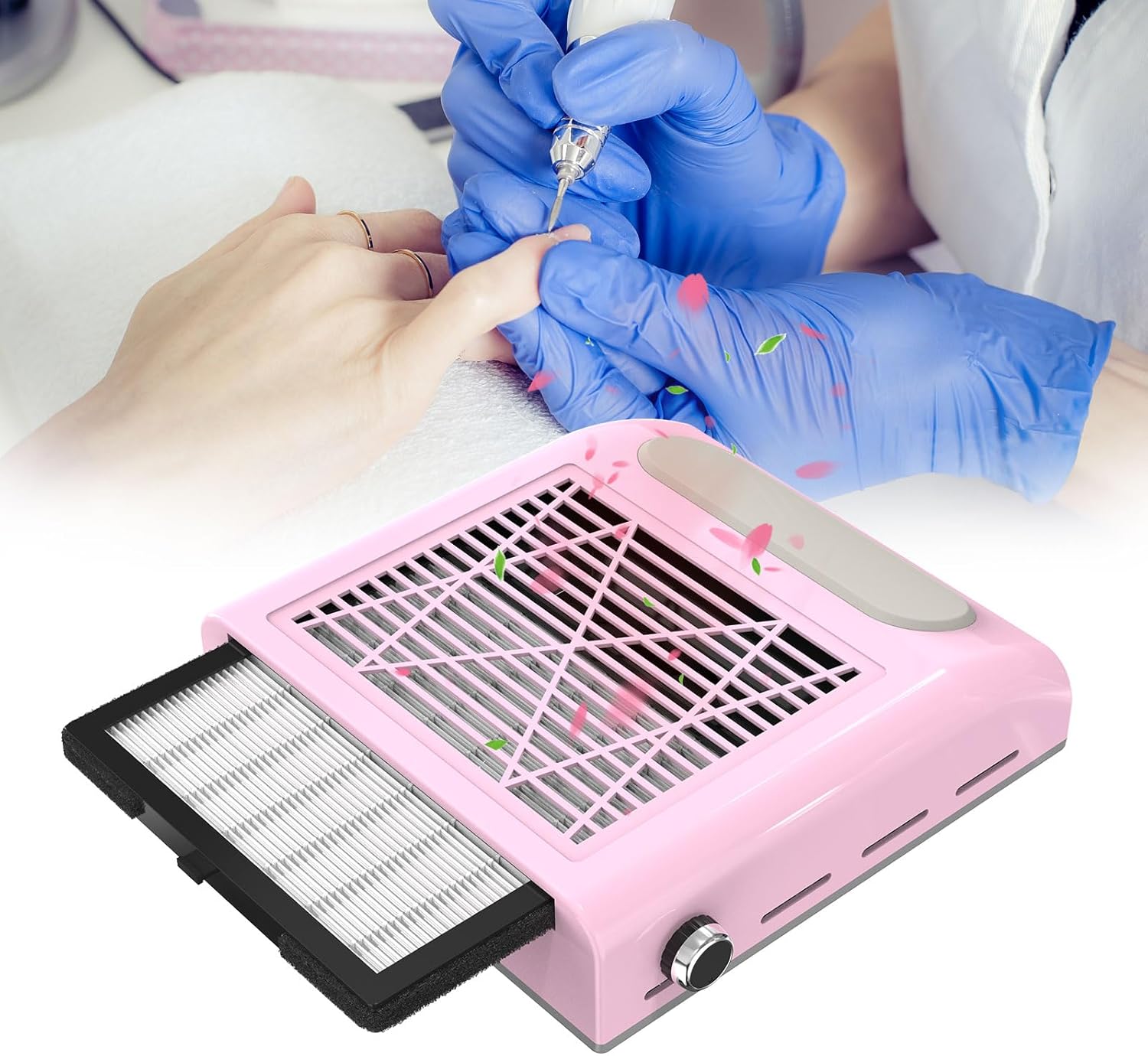 Aspirador Uñas Profesional 80W