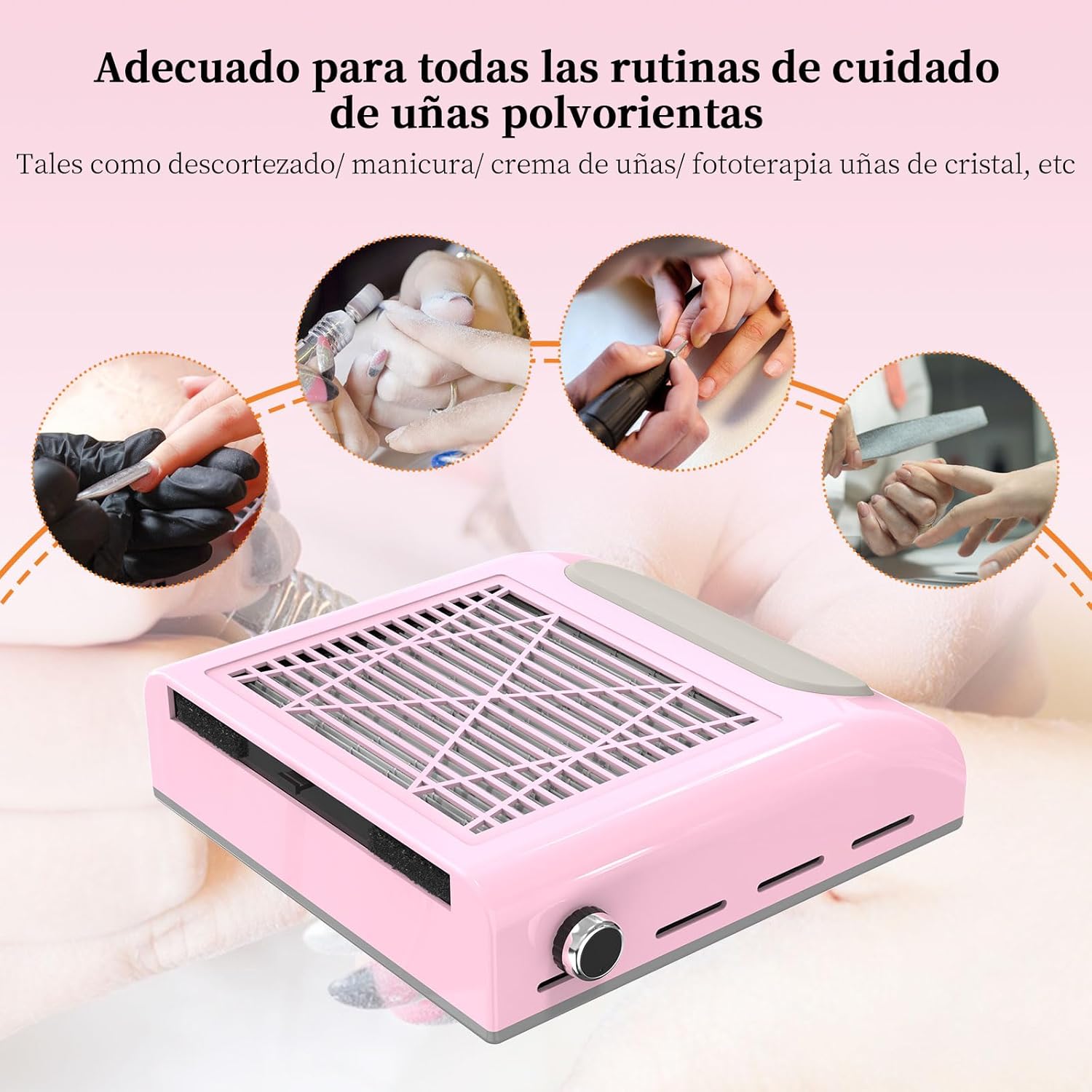Aspirador Uñas Profesional 80W
