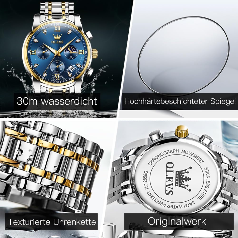 Reloj OLEVS para Hombre Elegante