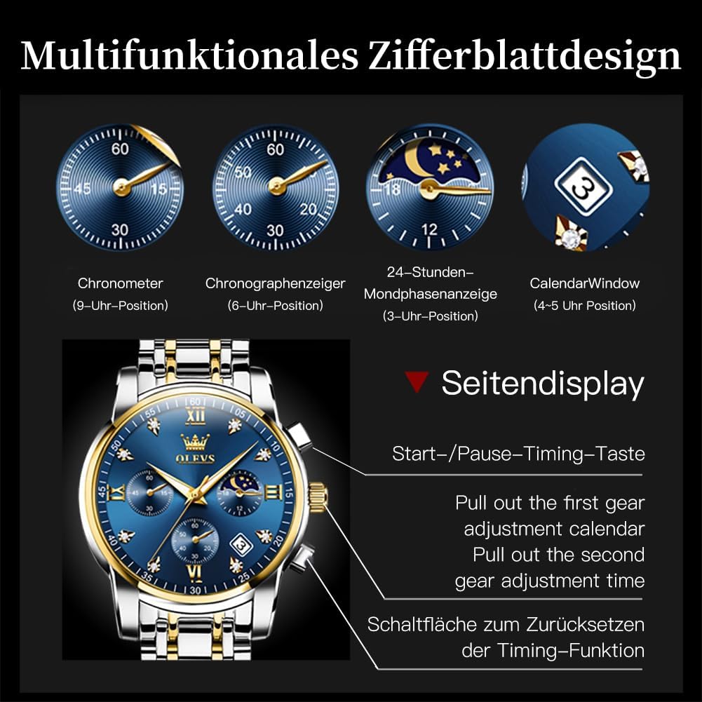 Reloj OLEVS para Hombre Elegante