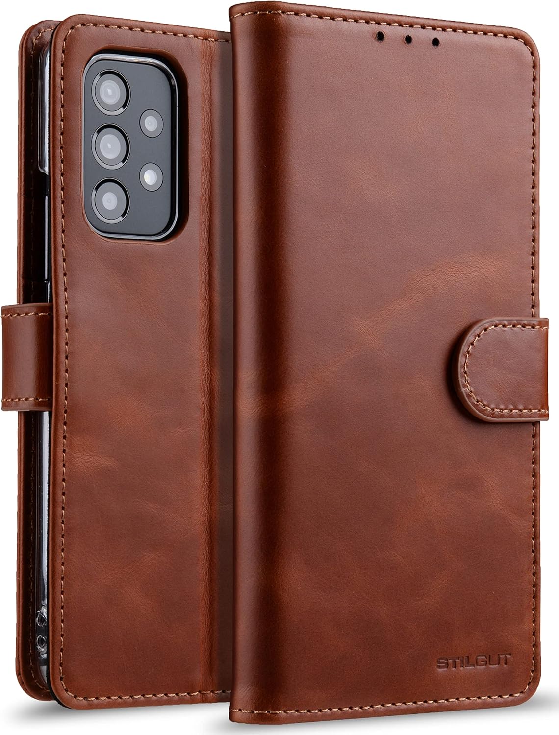 Funda StilGut Samsung A53 Piel
