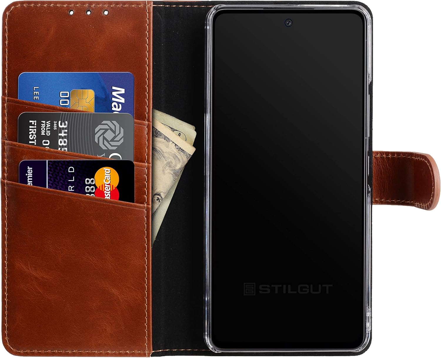Funda StilGut Samsung A53 Piel