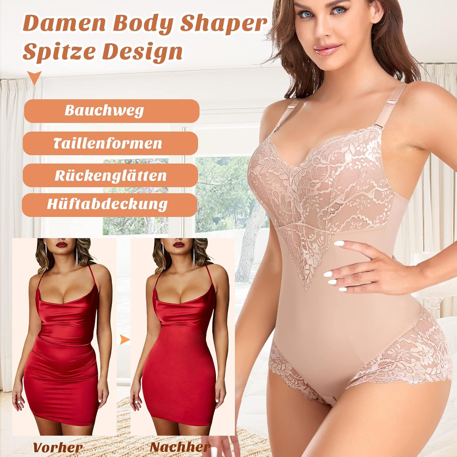 Body moldeador YARRCO mujer
