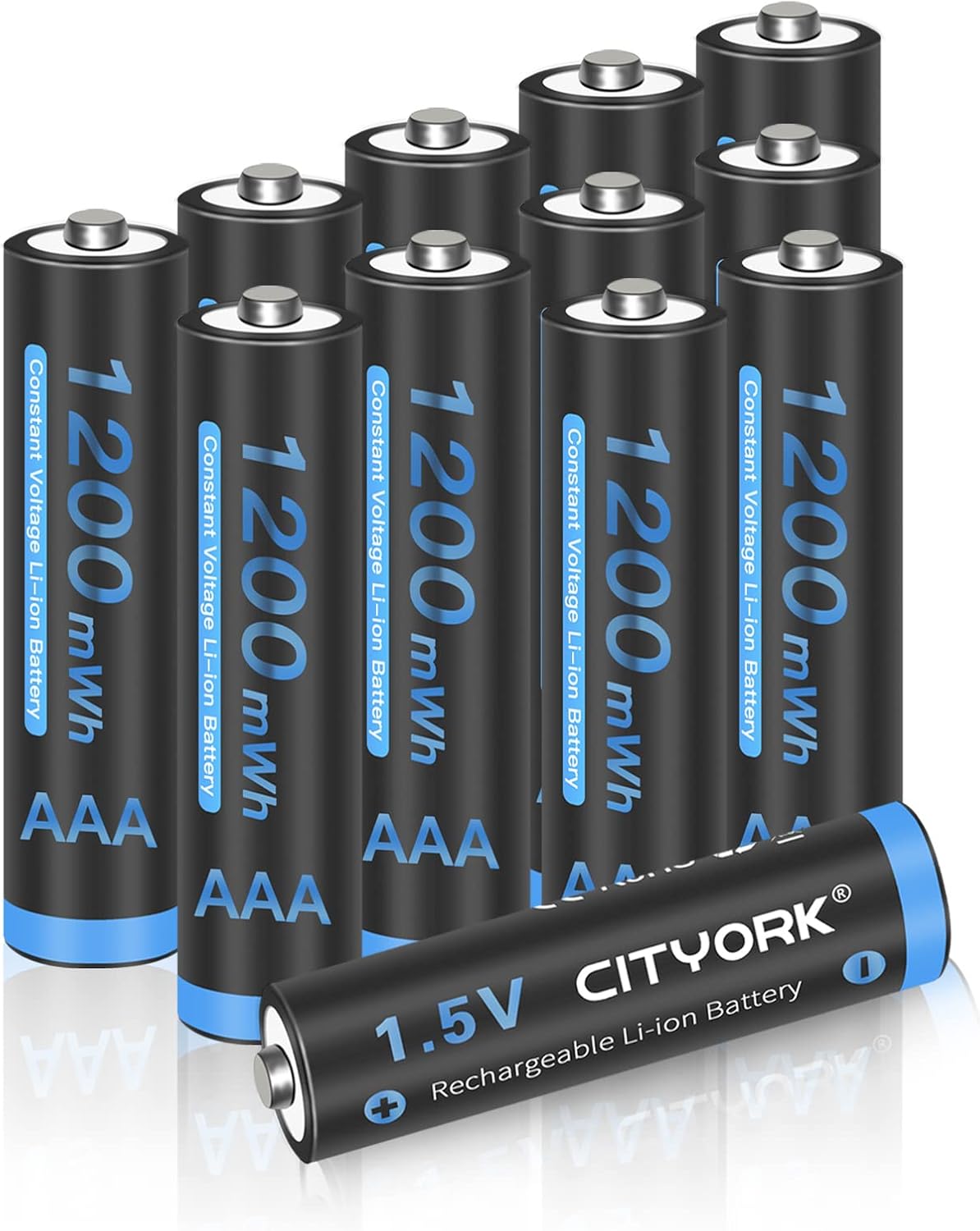 Baterías AAA recargables 12u
