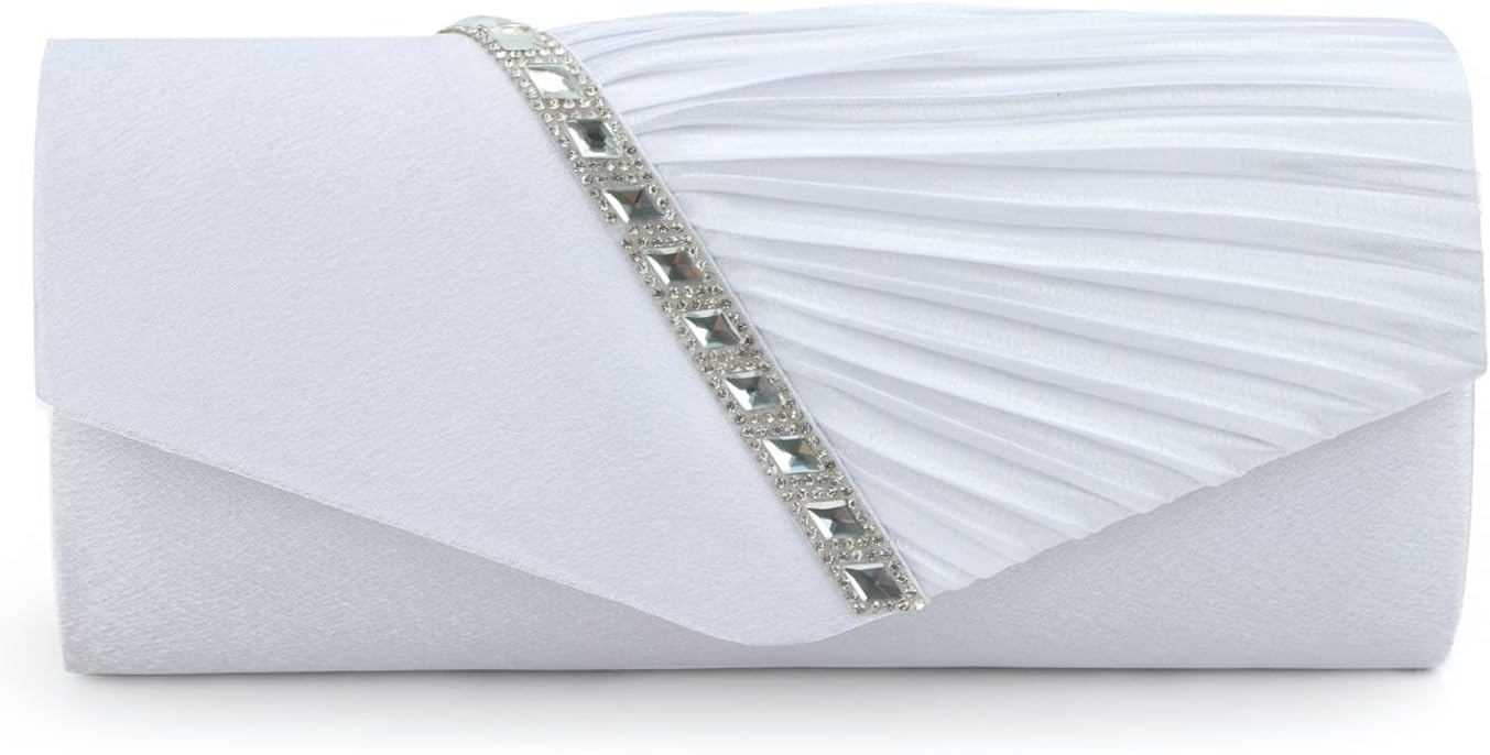 Clutch de Satén con Cristales