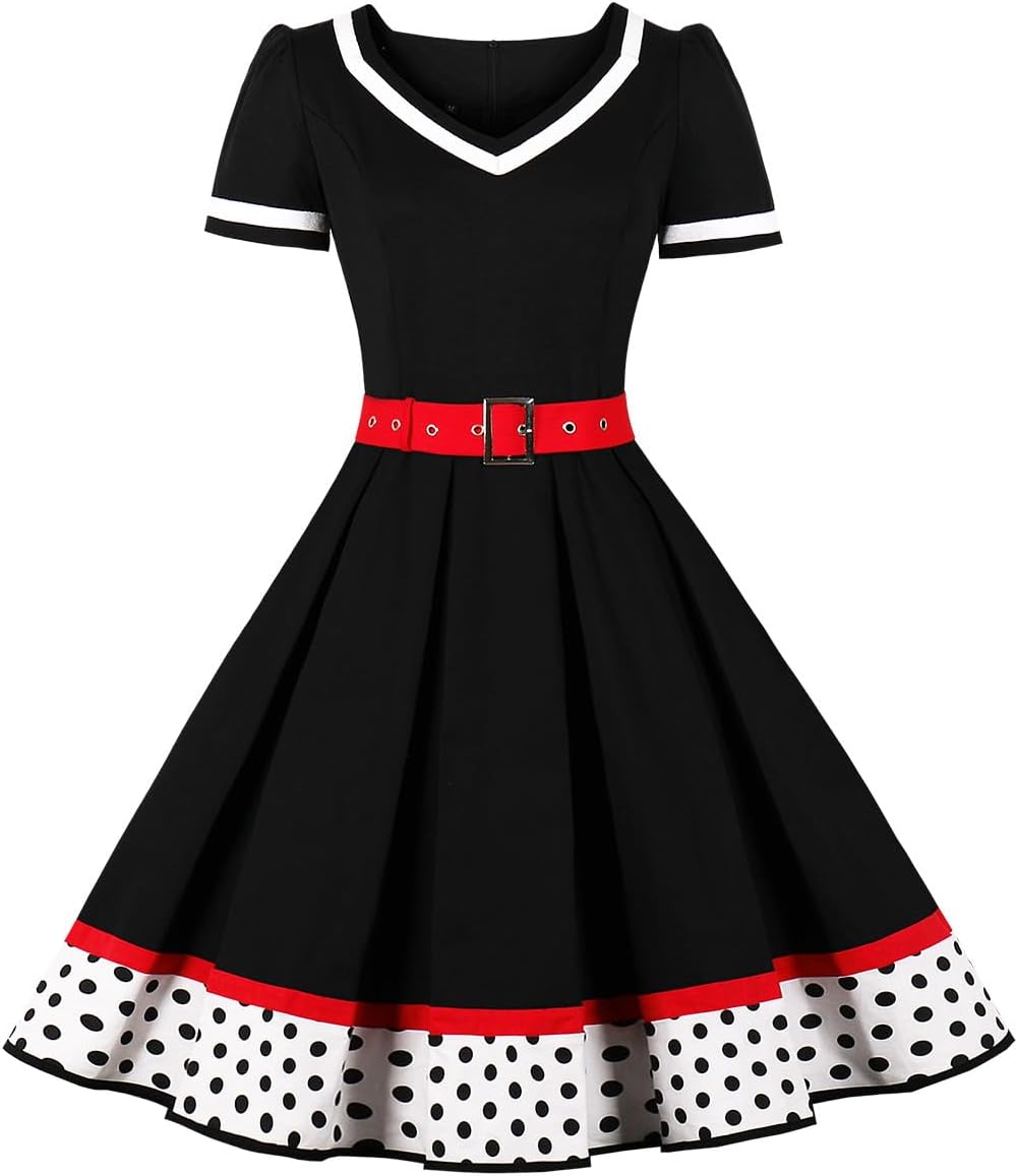 Vestido Vintage Rockabilly 50s
