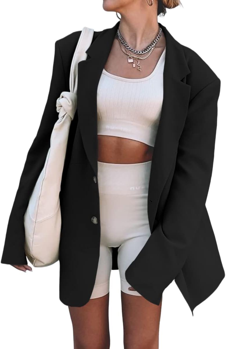 Blazer elegante de manga larga