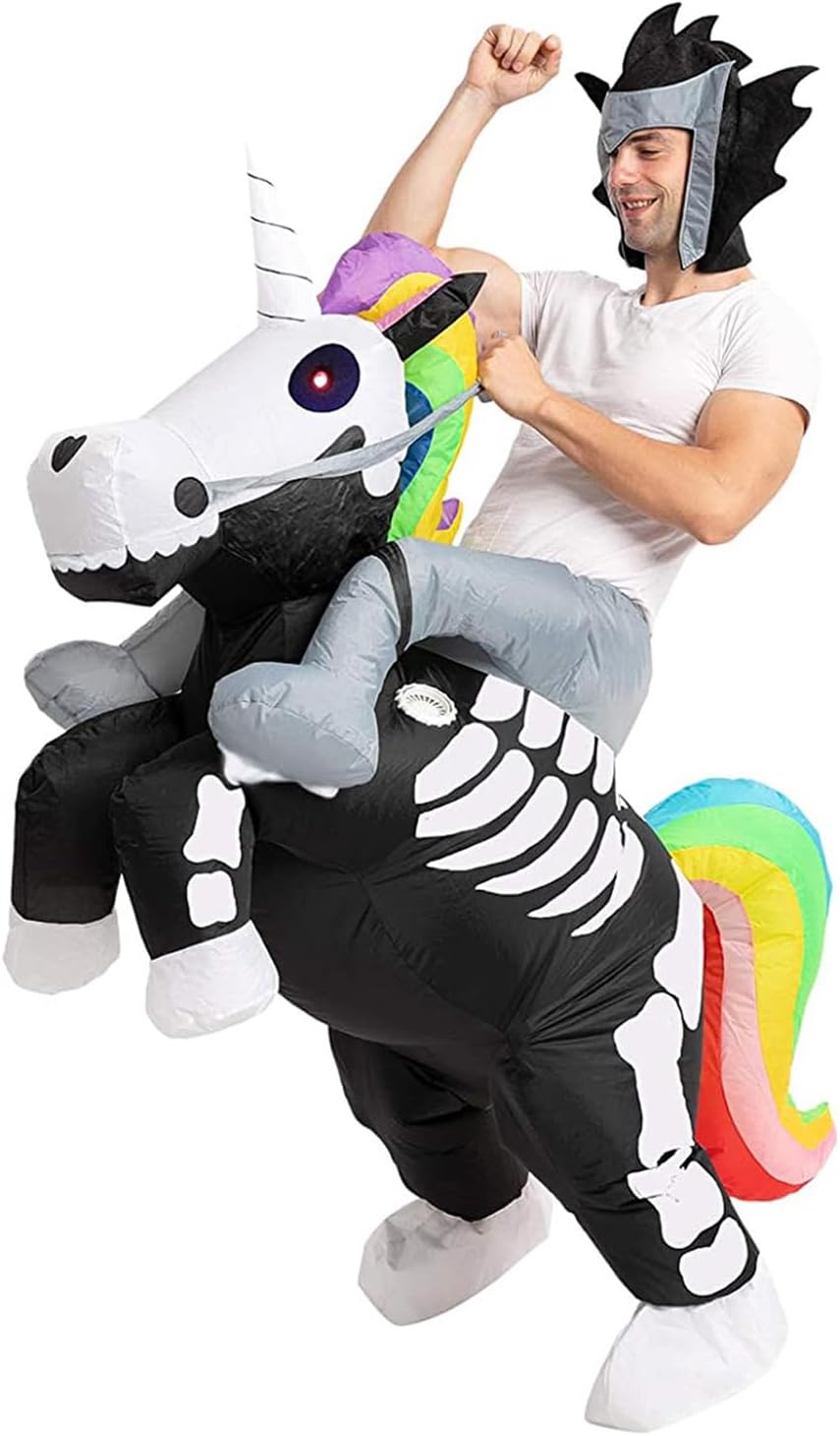 Disfraz de esqueleto unicornio