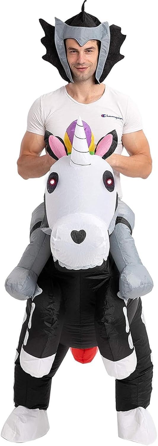 Disfraz de esqueleto unicornio