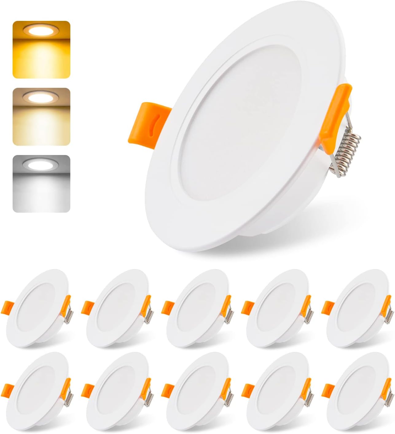 Focos LED Empotrables 5W Set 10