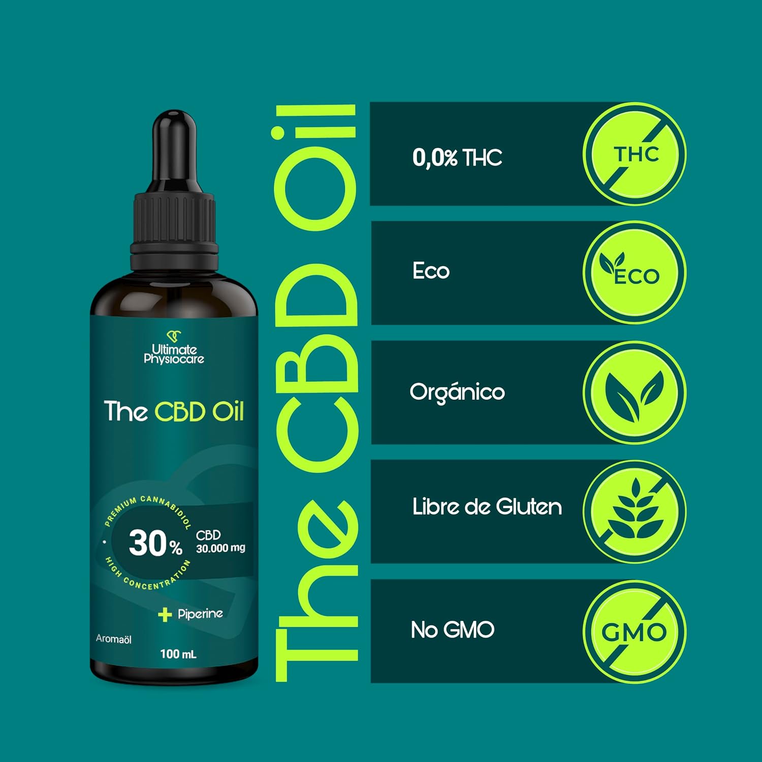 Aceite CBD 30% 30000mg 100ml