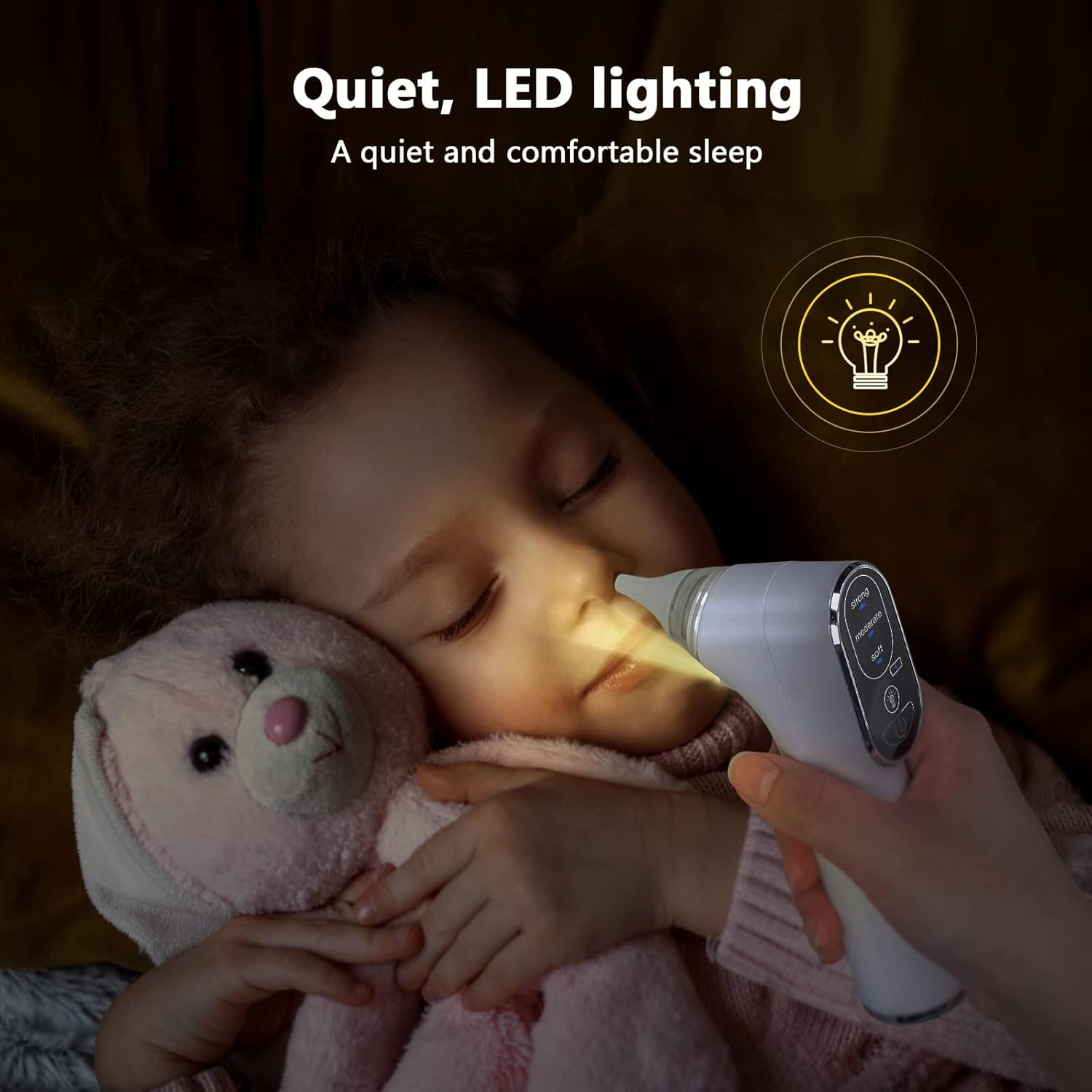 Aspirador Nasal Eléctrico Bebé