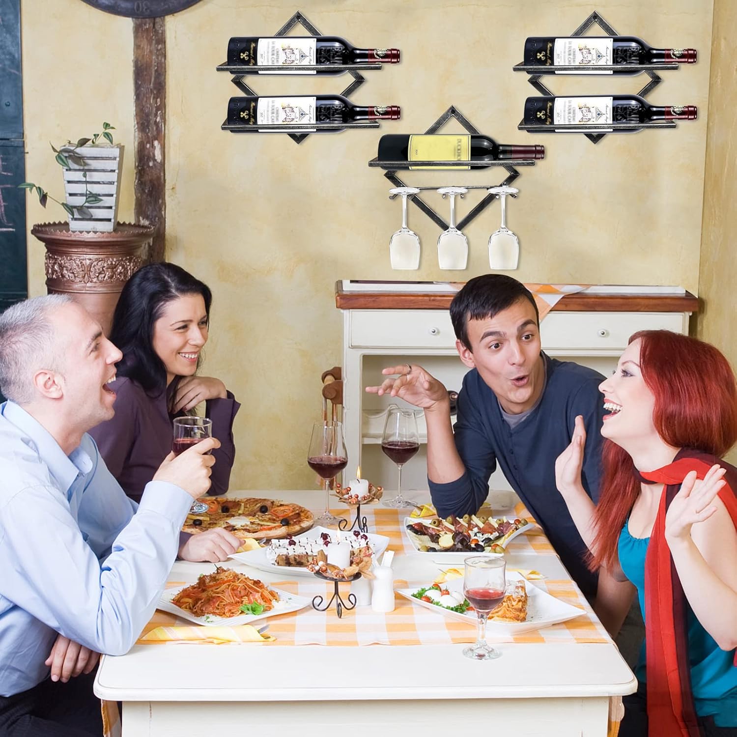 Botellero de pared vintage BB