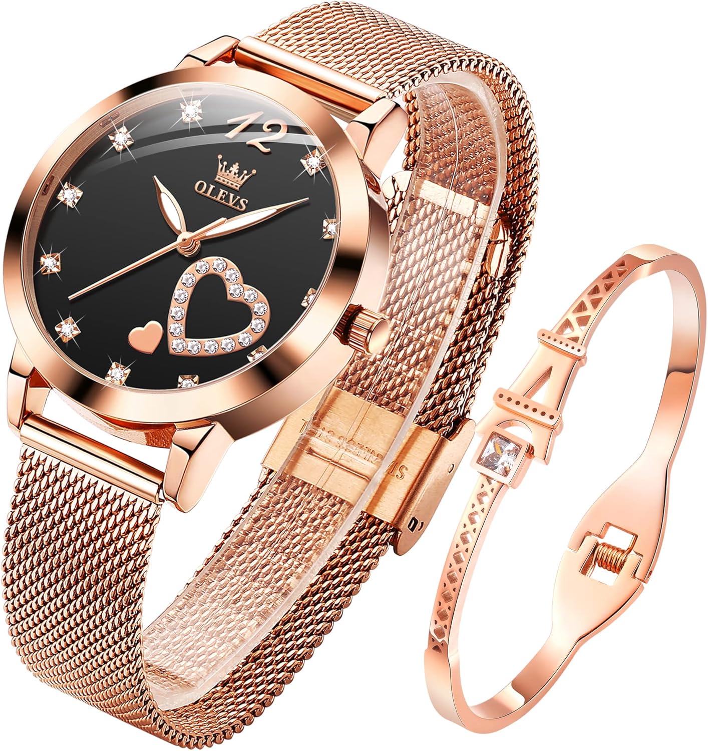 Reloj OLEVS Oro Rosa Mujer
