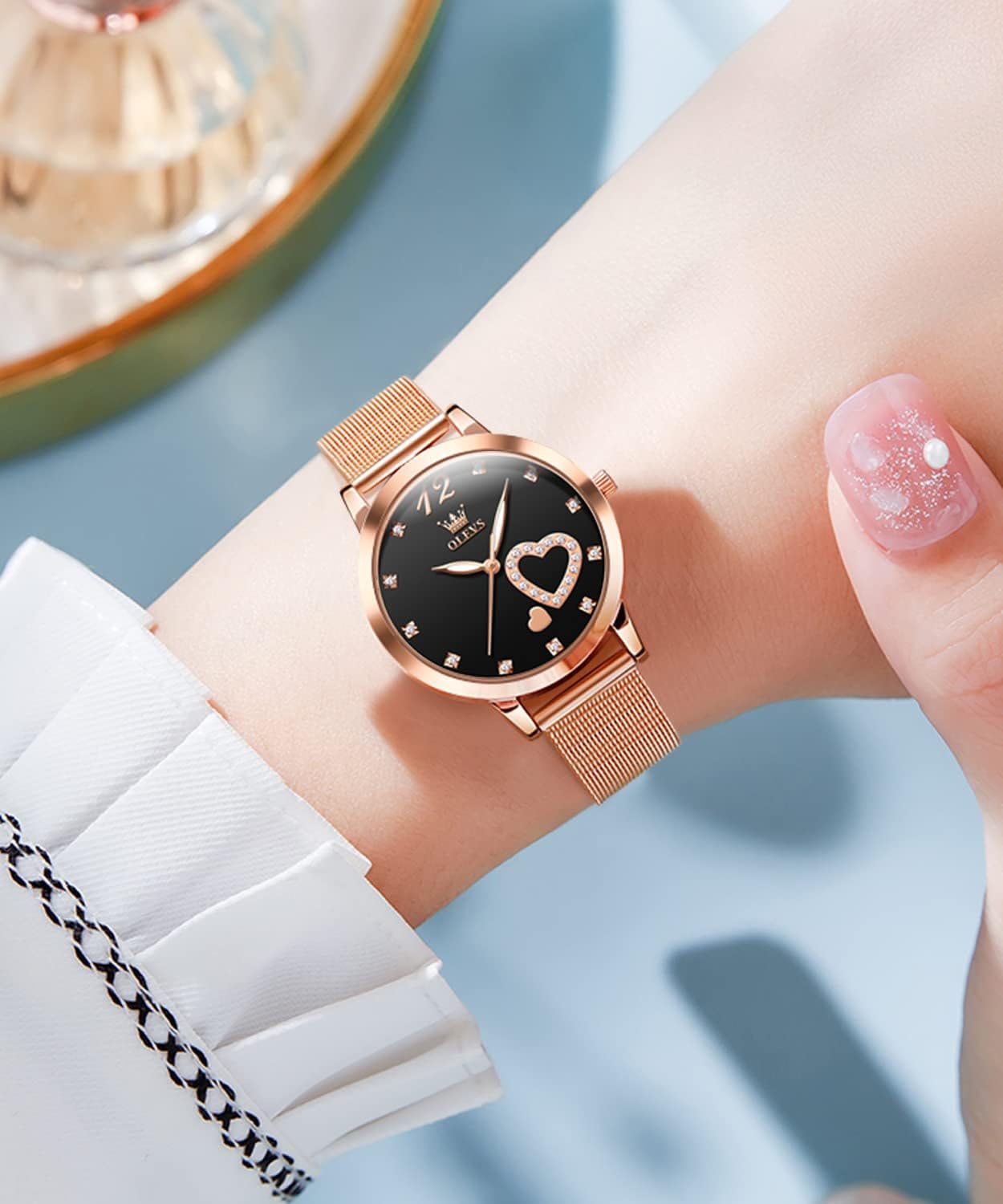 Reloj OLEVS Oro Rosa Mujer