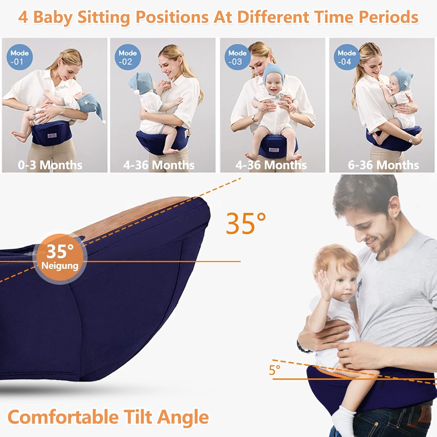 Taburete Ergonómico para Bebé