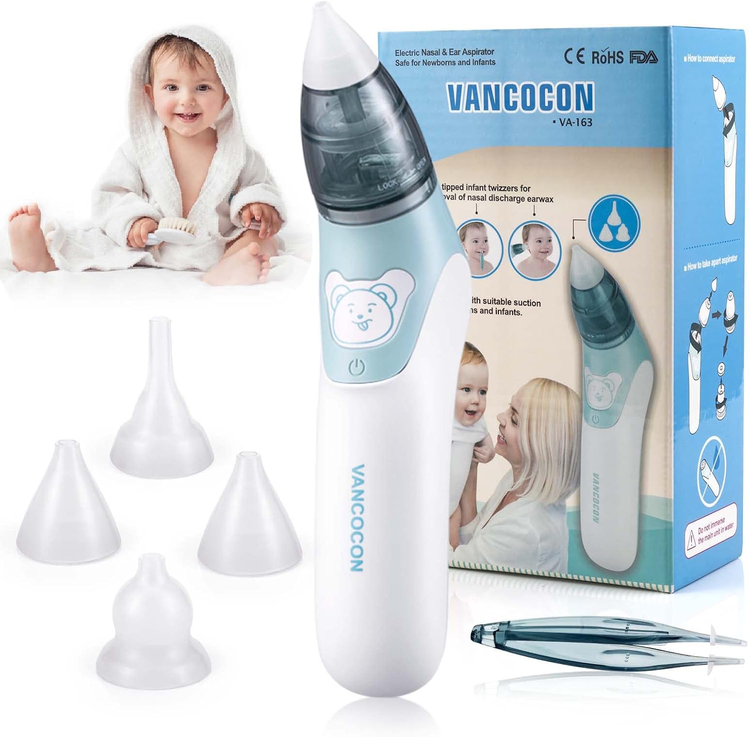 Limpiador nasal eléctrico bebé