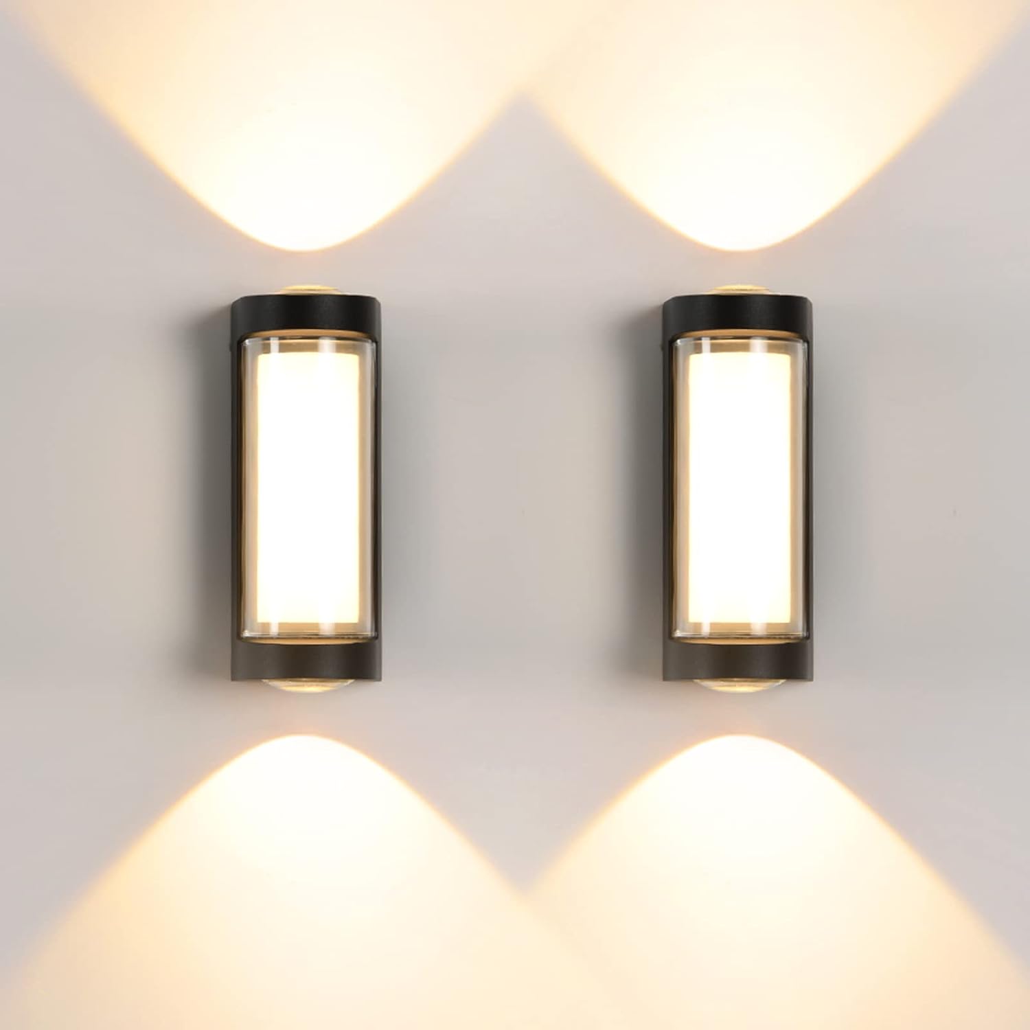 Aplique Pared 18W IP65 Negro