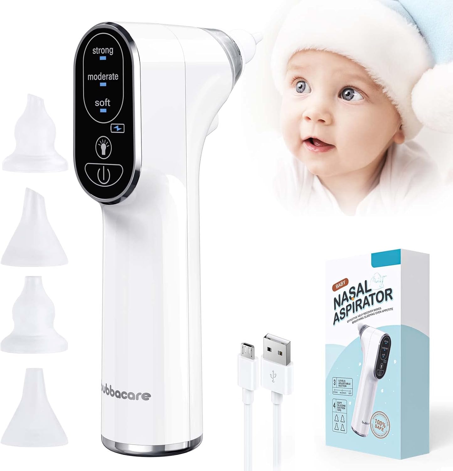 Aspirador Nasal Eléctrico Bebé