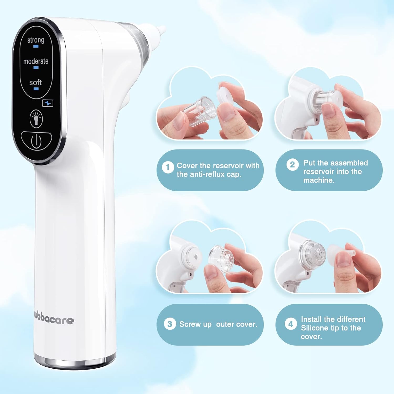 Aspirador Nasal Eléctrico Bebé